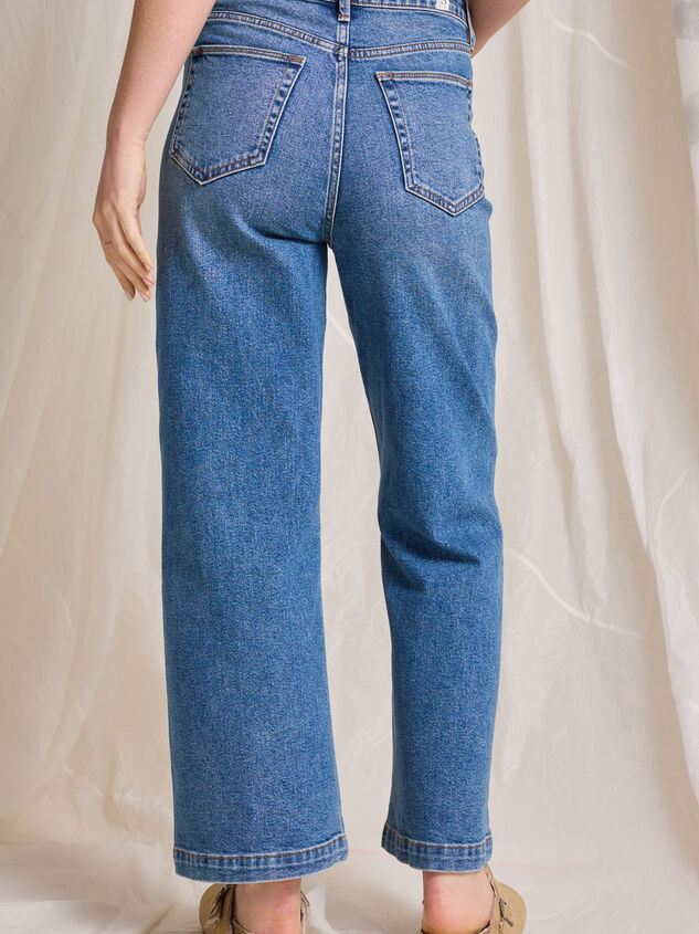 Tally Wide Leg Jeans Detail 4 - TULLABEE