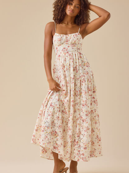 Edeline Floral Lace Maxi Dress - TULLABEE