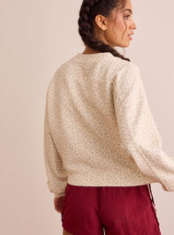 Supersoft Leopard Crewneck Detail 5 - TULLABEE