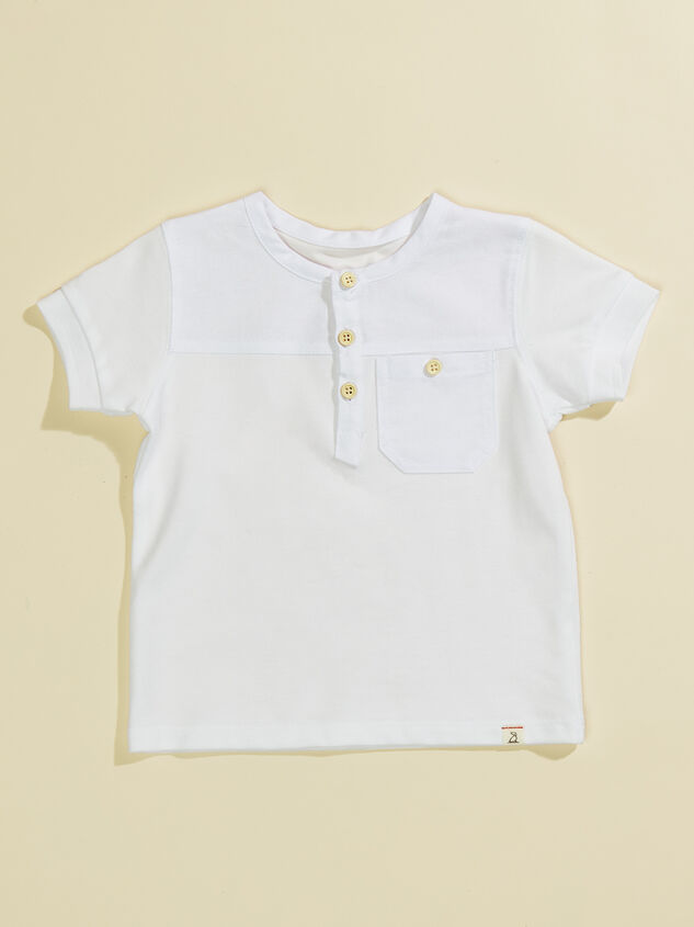 Drew Pique Henley Shirt by Me + Henry - TULLABEE