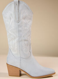 Crosley Suede Cowboy Boot - TULLABEE