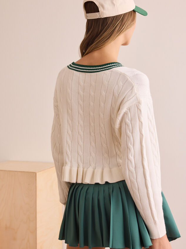 Revive Varsity Sweater Detail 5 - TULLABEE