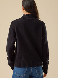 Betty Mock Neck Sweater Detail 4 - TULLABEE