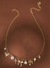 Blessed Bows Charm Necklace - TULLABEE