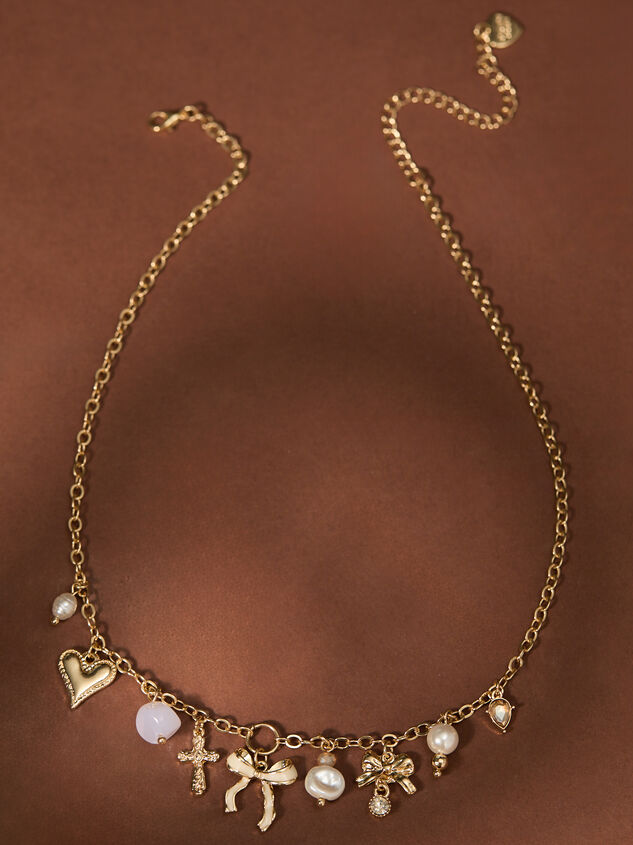 Blessed Bows Charm Necklace - TULLABEE