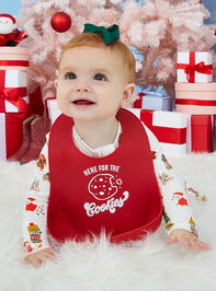 Here For Cookies Silicone Bib - TULLABEE