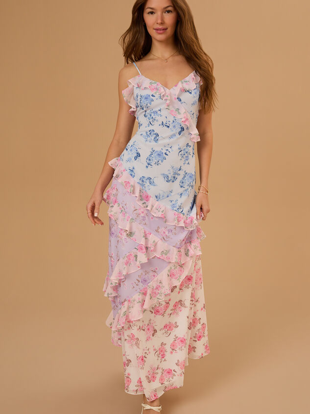 Olivia Floral Maxi Dress - TULLABEE