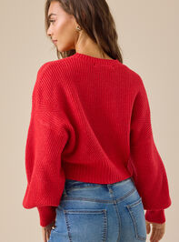 Haille Cropped Sweater Detail 4 - TULLABEE