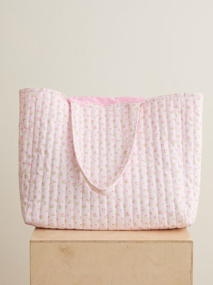 Floral Breeze Large Tote - TULLABEE