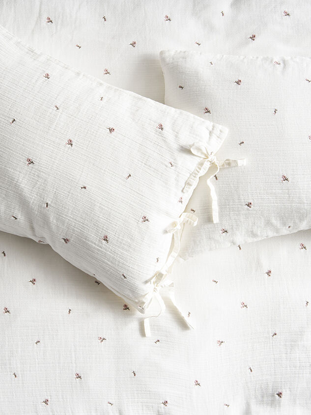 Clara Cotton Single Sham Detail 2 - TULLABEE