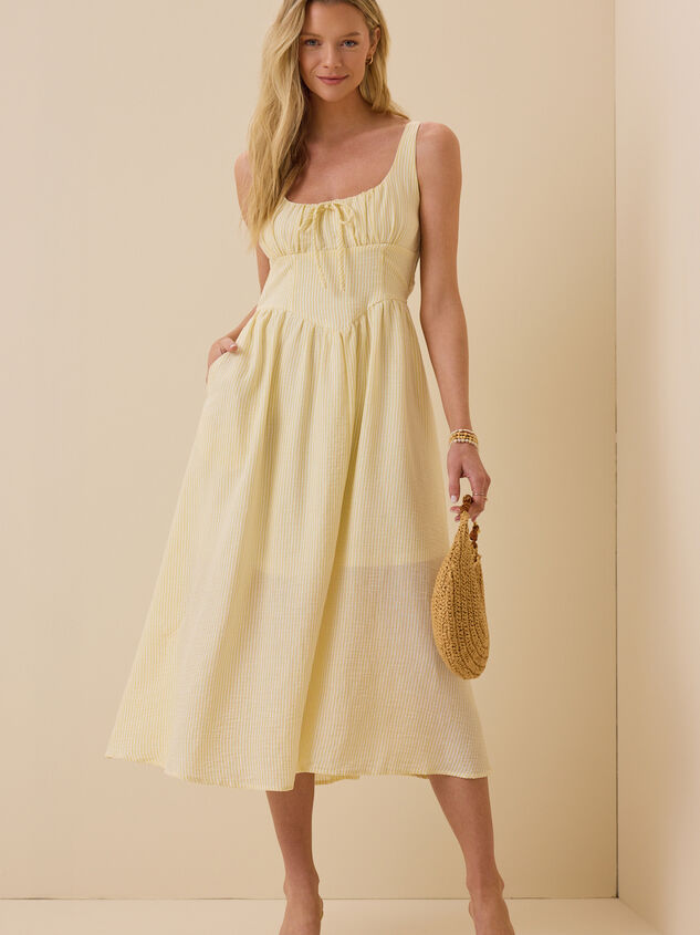 Arden Striped Maxi Dress - TULLABEE