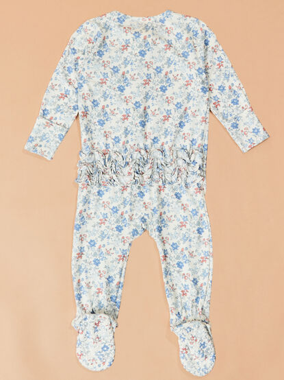 Country Girl Ruffle Footie - TULLABEE