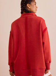 Studio Snap Pieced Pullover Detail 5 - TULLABEE