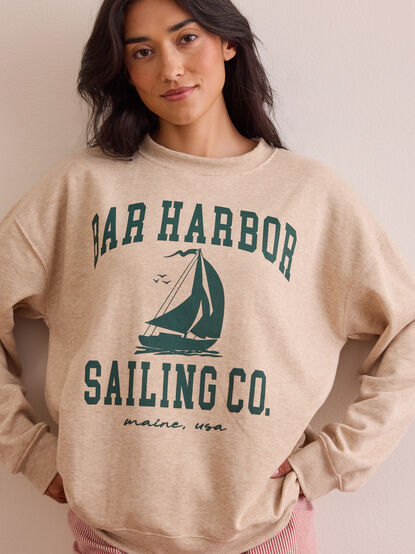 Bar Harbor Sailing Club Sweatshirt - TULLABEE