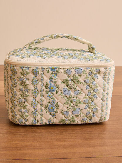 Cecile Quilted Makeup Bag - TULLABEE