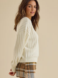 Jessica Ribbed Sweater Detail 3 - TULLABEE