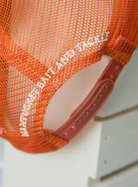 Lucky Catch Trucker Hat Detail 3 - TULLABEE