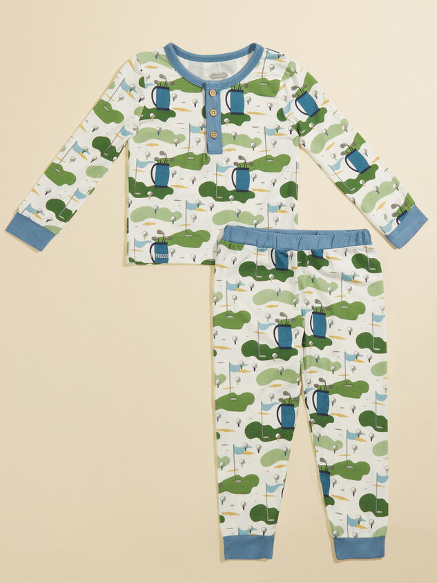Hole In One Toddler Lounge Set by MudPie Detail 1 - TULLABEE
