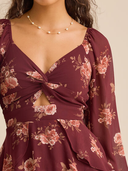 Kiki Floral Mini Dress - TULLABEE