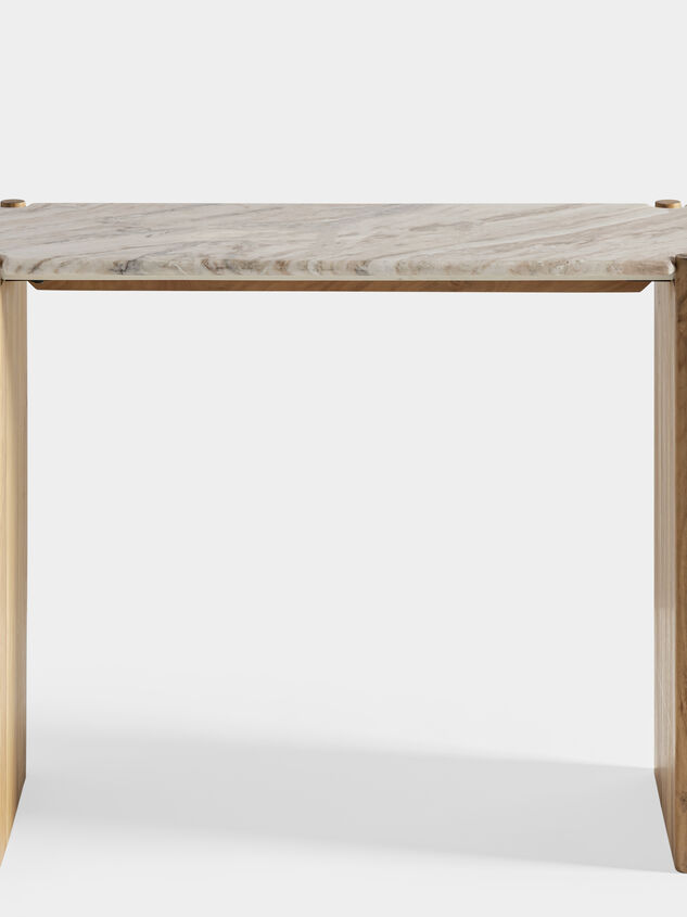 Moss Wood Console/Desk Detail 3 - TULLABEE