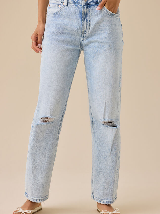 Aiden High Rise Jeans Detail 2 - TULLABEE