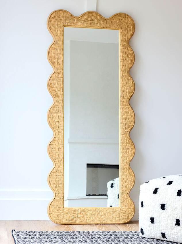 Calia Rattan Mirror Detail 5 - TULLABEE