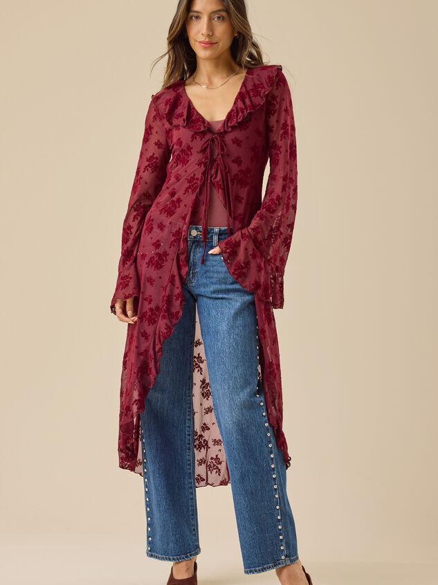 Rachel Ruffle Kimono - TULLABEE
