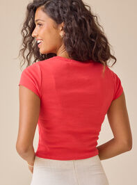 Spain 16 Baby Tee Detail 5 - TULLABEE