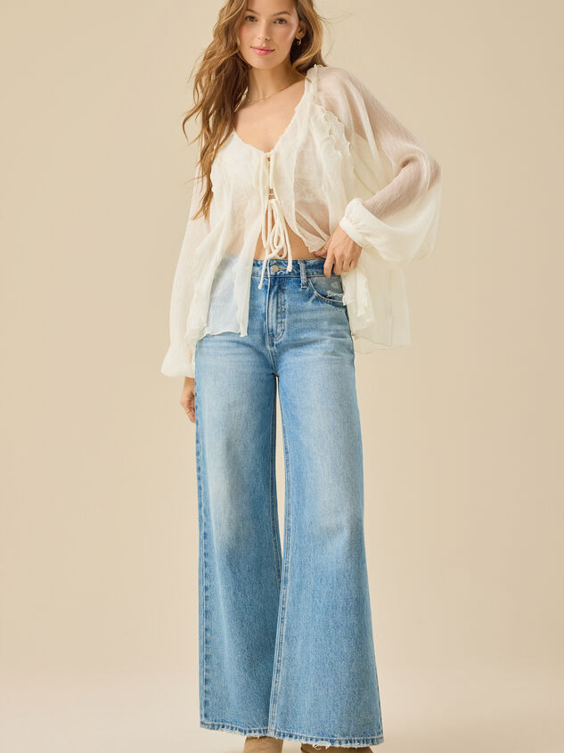 Sasha Chiffon Kimono Detail 2 - TULLABEE