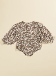 Carmine Floral Bubble Detail 2 - TULLABEE