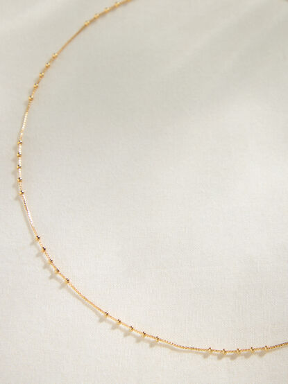 Dainty Ball Chain Necklace - TULLABEE