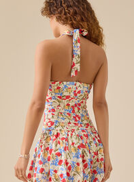 Katniss Floral Bubble Dress Detail 6 - TULLABEE