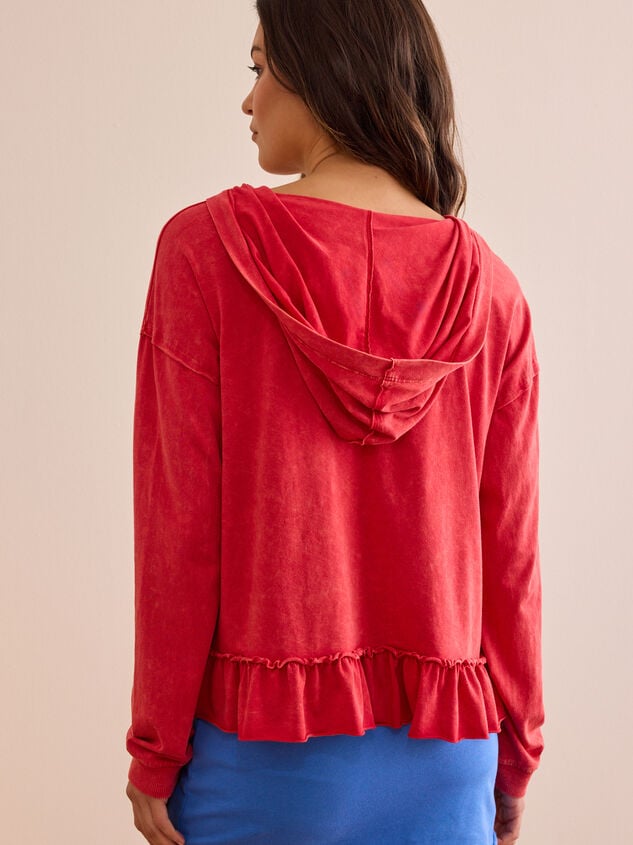Easy Flow Ruffle Top Detail 4 - TULLABEE