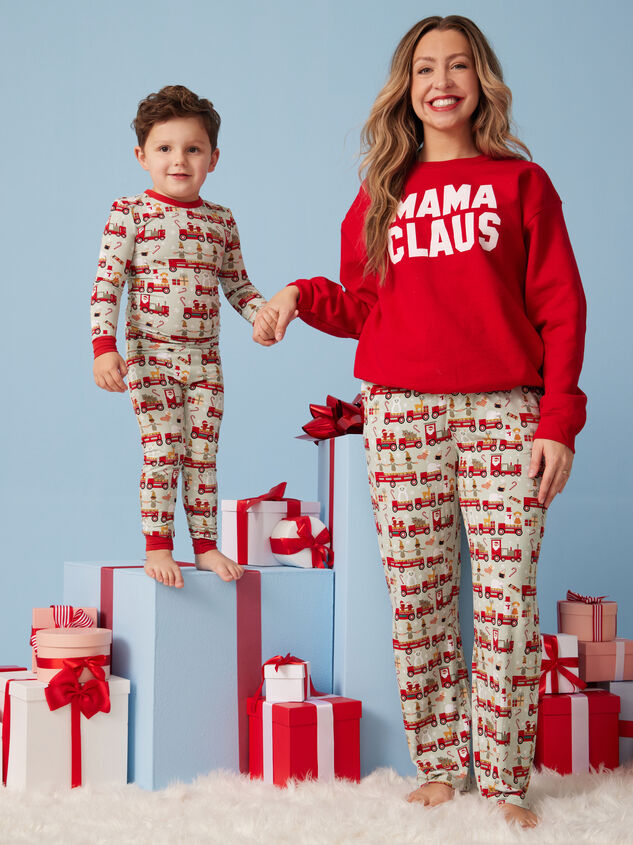 Christmas Train Adult Lounge Pants - TULLABEE