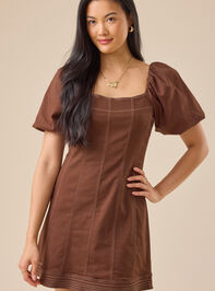Edie Denim Mini Dress - TULLABEE