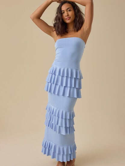 Felix Ruffle Maxi Dress - TULLABEE