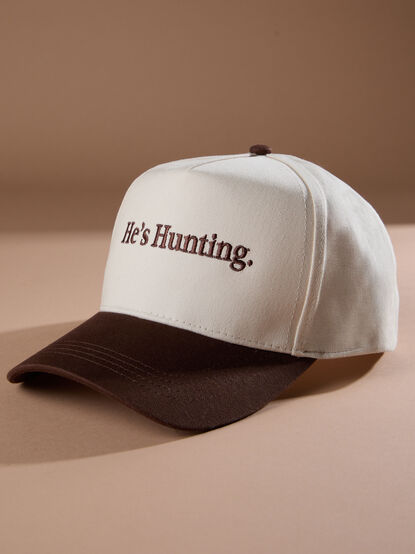 He's Hunting Trucker Hat - TULLABEE