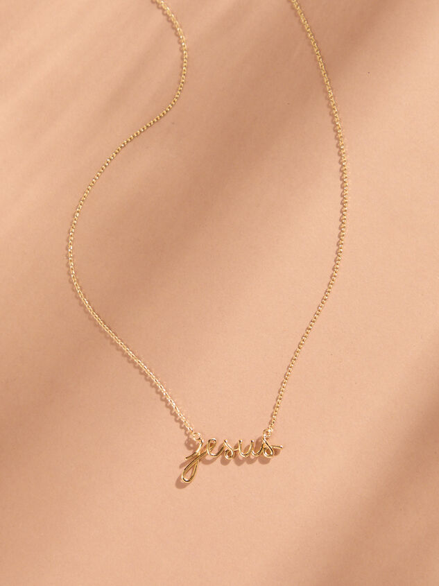 Jesus Charm Necklace - TULLABEE