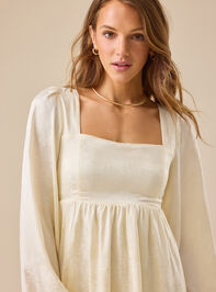 Alexa Long Sleeve Mini Dress Detail 5 - TULLABEE