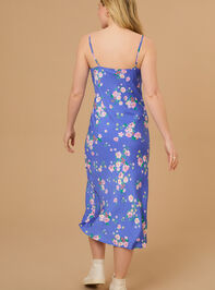 Mayra Floral Midi Dress Detail 6 - TULLABEE