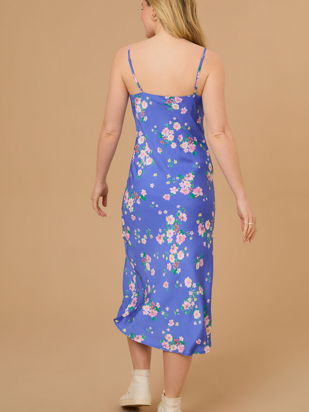 Mayra Floral Midi Dress Detail 6 - TULLABEE