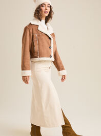 Savannah Suede Jacket Detail 2 - TULLABEE