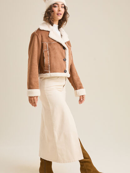 Savannah Suede Jacket - TULLABEE