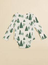 Pine Forest Thermal Bodysuit Detail 2 - TULLABEE