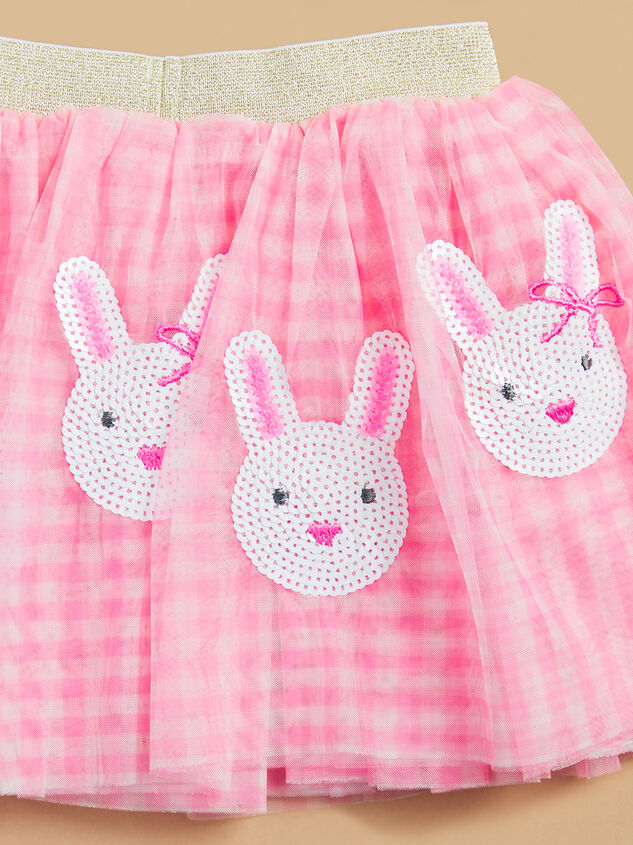Easter Sequin Tutu Gingham Detail 3 - TULLABEE