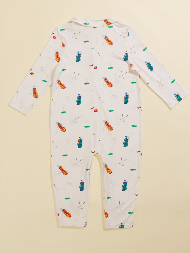 Golf Polo Jumpsuit Detail 2 - TULLABEE