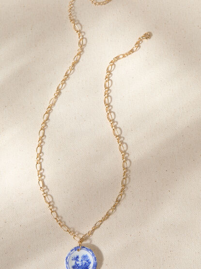 Toile Pendant Necklace - TULLABEE