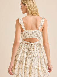 Blossom Floral Mini Dress Detail 5 - TULLABEE