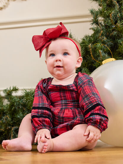 Marley Plaid Baby Dress - TULLABEE