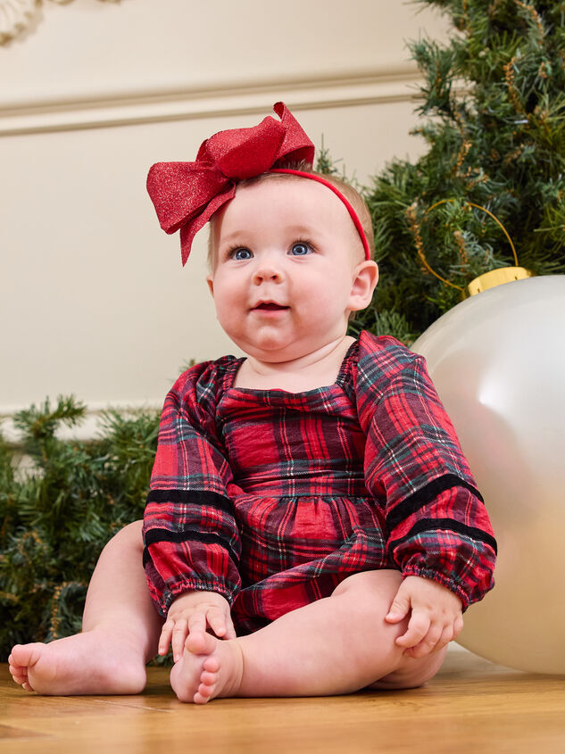 Marley Plaid Baby Dress - TULLABEE